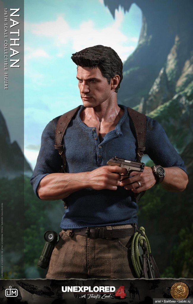 Limtoys анонсировали фигурку Нейтана Дрейка по мотивам игры "Uncharted 4: A Thief's End" (фото 7)