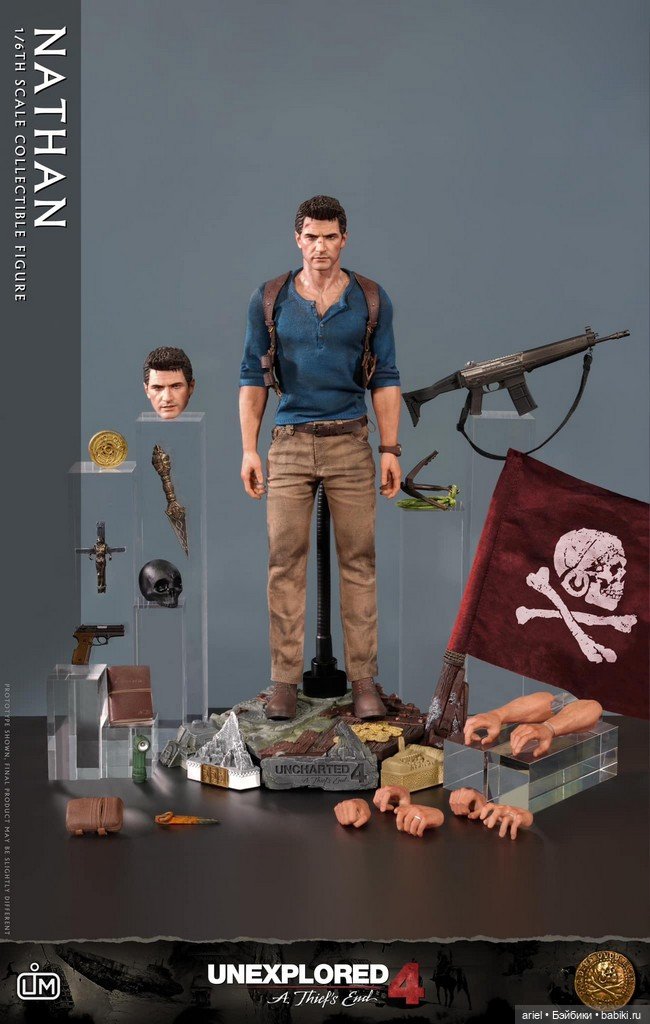 Limtoys анонсировали фигурку Нейтана Дрейка по мотивам игры "Uncharted 4: A Thief's End" (фото 8)
