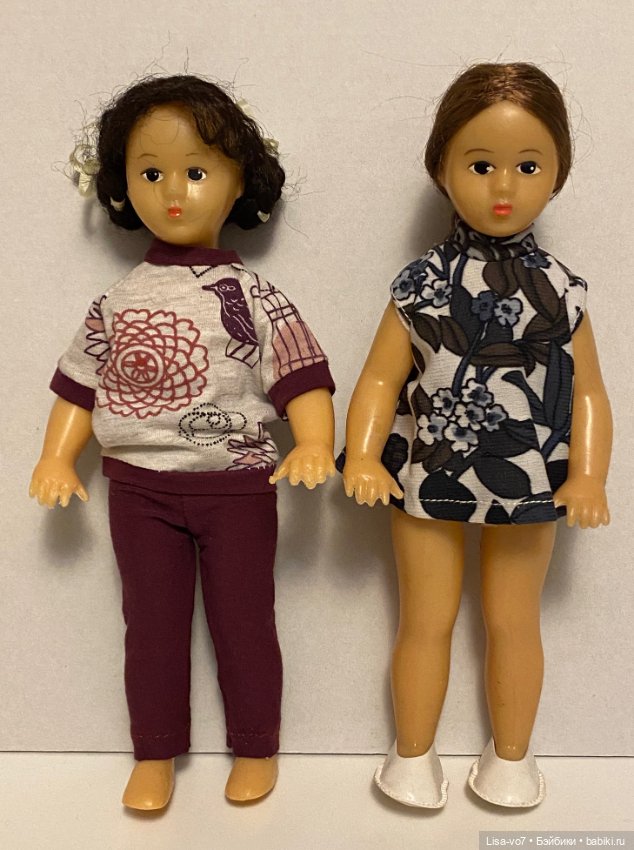 Интересная винтажная куколка, до и после приведения в порядок (фото 8)