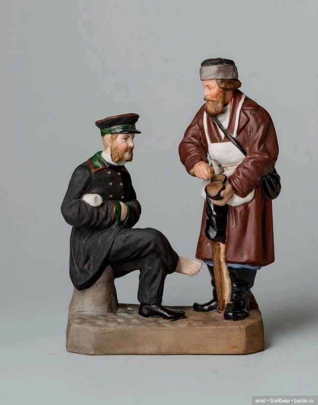 Фарфоровые фигурки из серии "Волшебный фонарь" Россия, XIX век (фото 3)