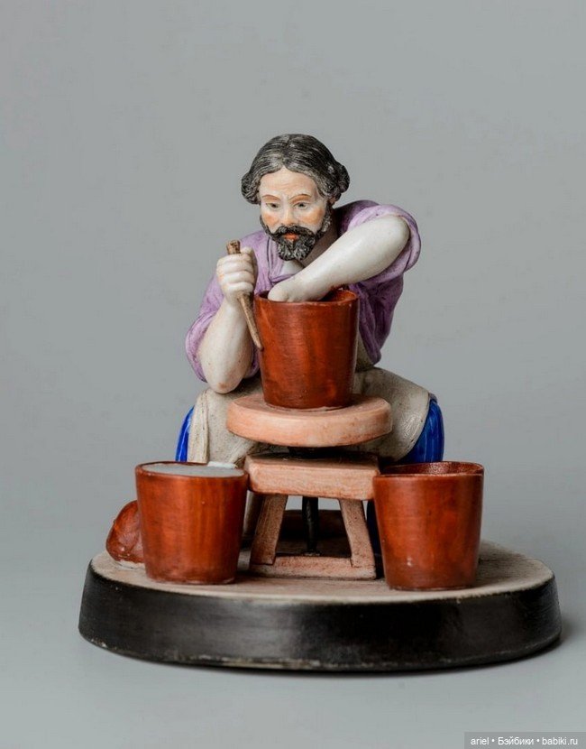 Фарфоровые фигурки из серии "Волшебный фонарь" Россия, XIX век (фото 4)