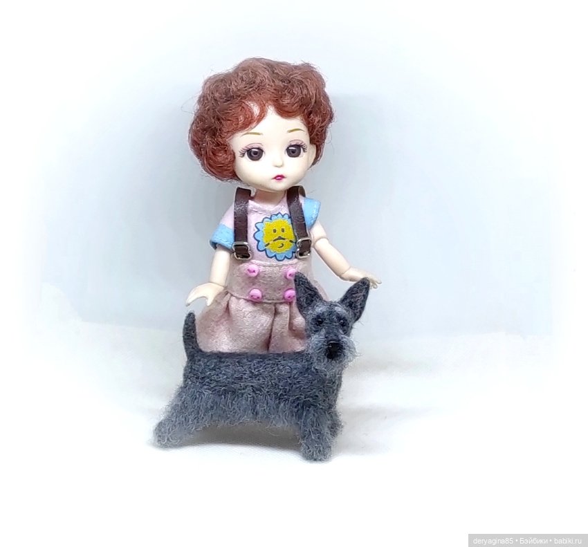 Ещё один скотч терьер — Валяные игрушки из шерсти: сухое валяние (фото 6)