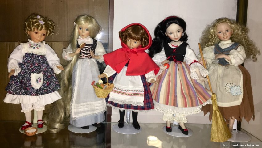 Сказочная серия от Dianna Effner : Золушка, Белоснежка, Красная шапочка, Златовласка и Рапунцель (фото 2)