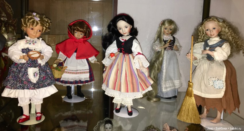 Сказочная серия от Dianna Effner : Золушка, Белоснежка, Красная шапочка, Златовласка и Рапунцель