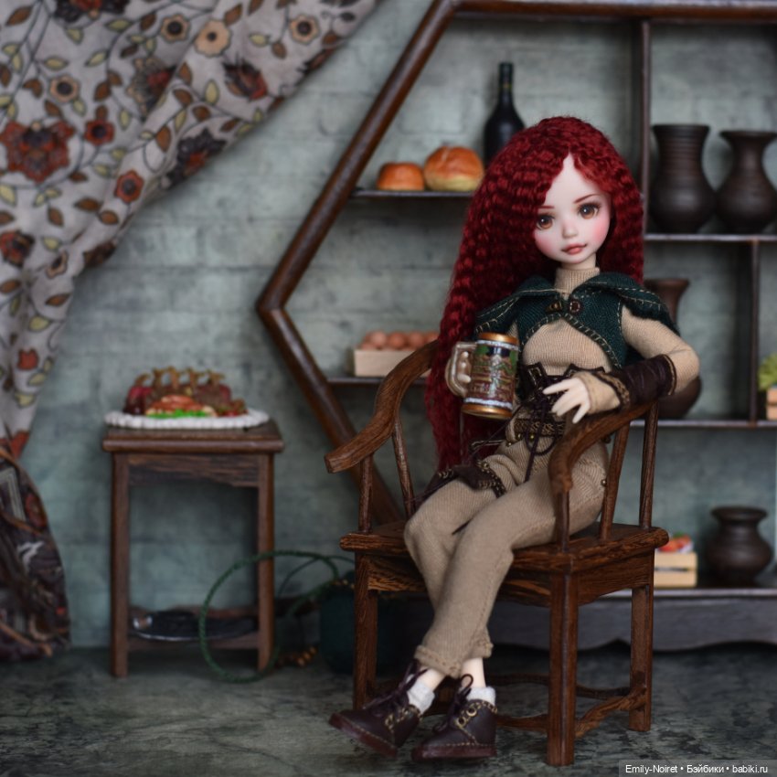 Марта в таверне — ООАК и репейнт игровых кукол: Bratz