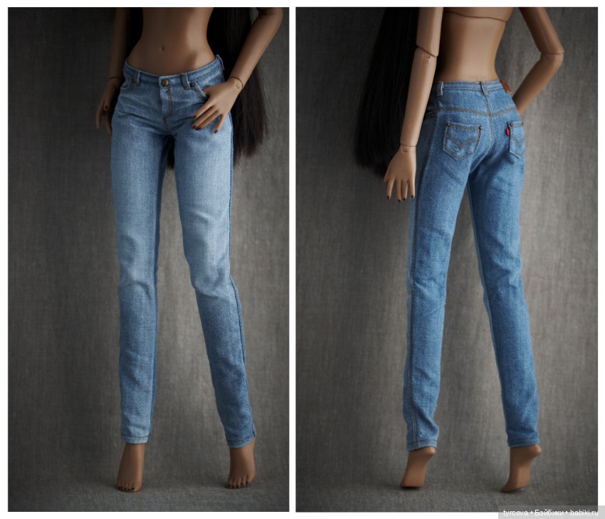 Джинсовая тема — Одежда и обувь для кукол своими руками: фото