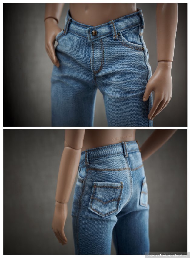 Джинсовая тема — Одежда и обувь для кукол своими руками: фото