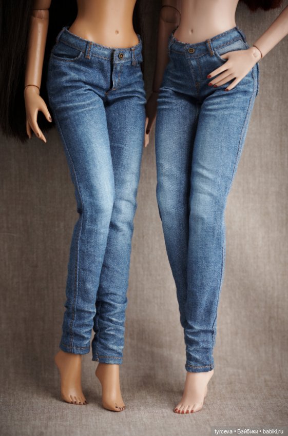 Джинсовая тема — Одежда и обувь для кукол своими руками: фото