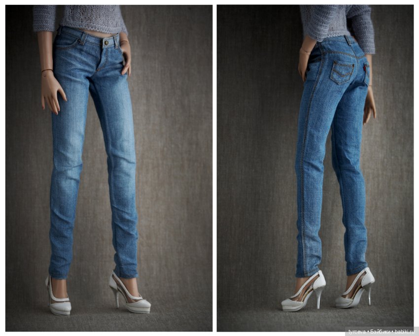 Джинсовая тема — Одежда и обувь для кукол своими руками: фото