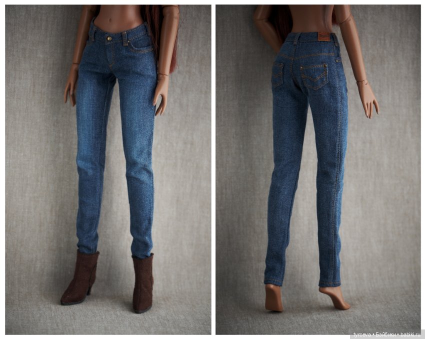 Джинсовая тема — Одежда и обувь для кукол своими руками: фото