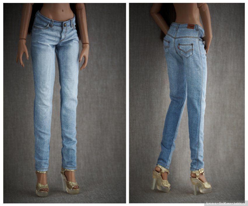 Джинсовая тема — Одежда и обувь для кукол своими руками: фото