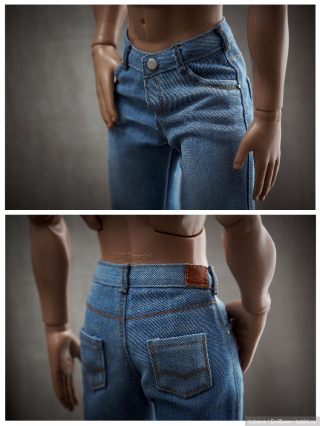 Джинсовая тема — Одежда и обувь для кукол своими руками: фото