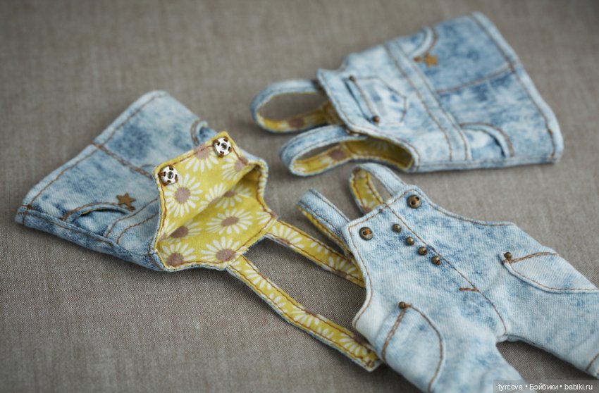Джинсовая тема — Одежда и обувь для кукол своими руками: фото (фото 3)