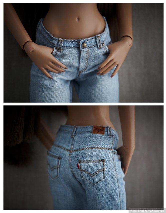 Джинсовая тема — Одежда и обувь для кукол своими руками: фото