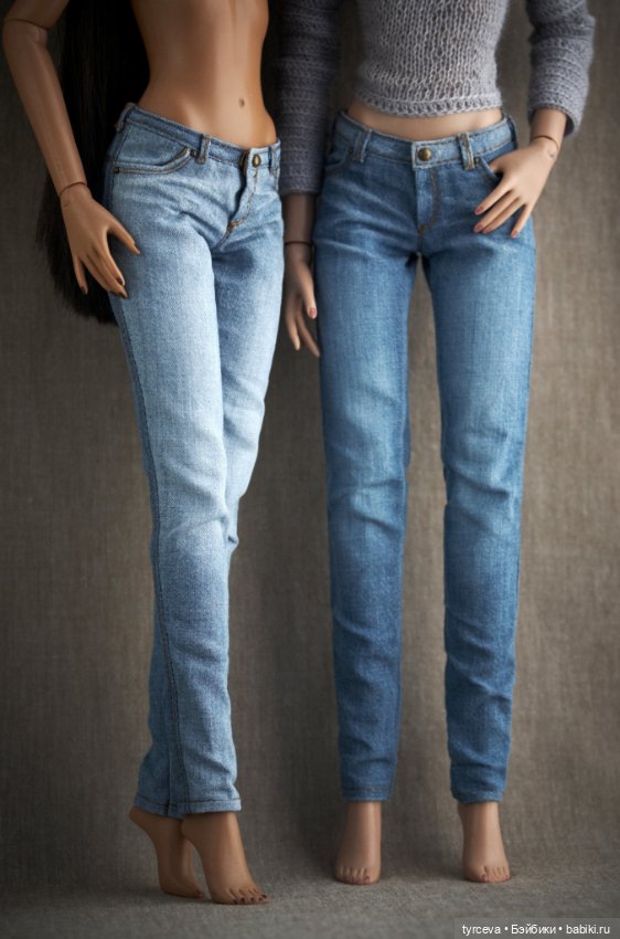 Джинсовая тема — Одежда и обувь для кукол своими руками: фото