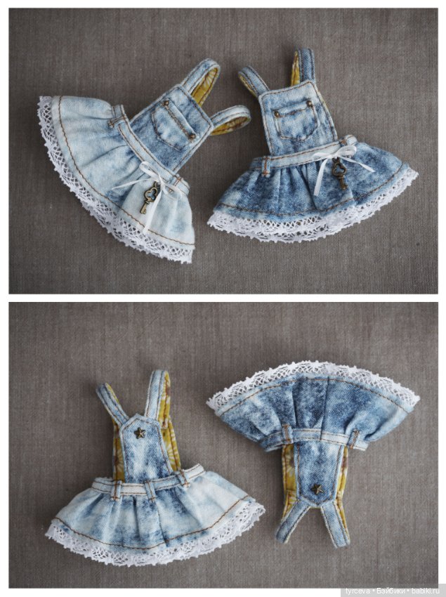 Джинсовая тема — Одежда и обувь для кукол своими руками: фото