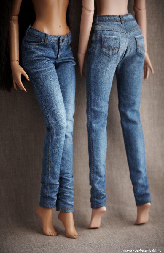 Джинсовая тема — Одежда и обувь для кукол своими руками: фото