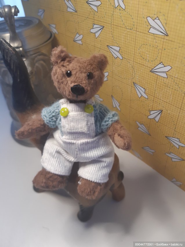 Мишка в штанишках — Авторские мишки Тедди и друзья: фото (фото 4)