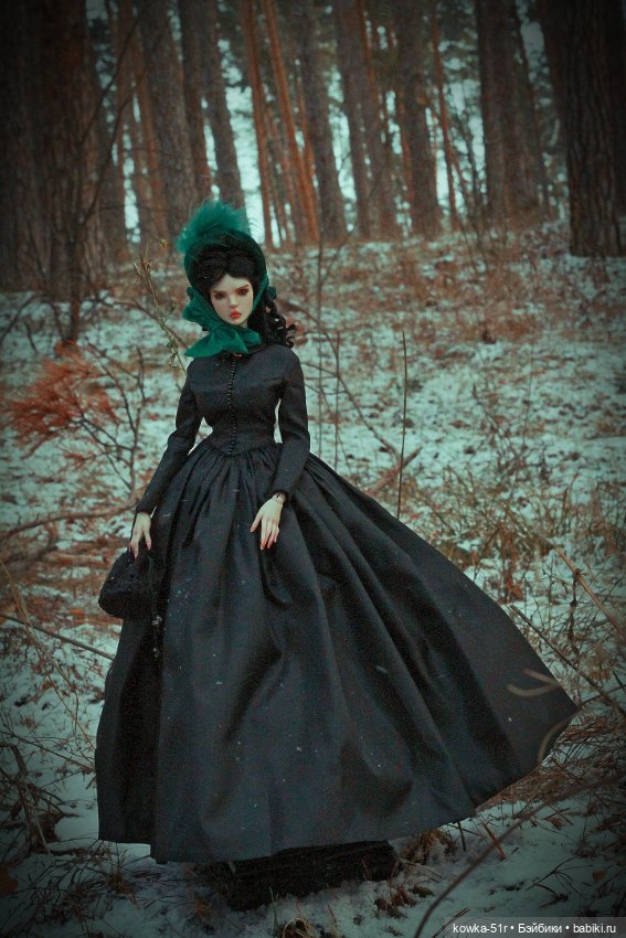 Скарлетт О'Хара — Авторские шарнирные куклы своими руками: лепка