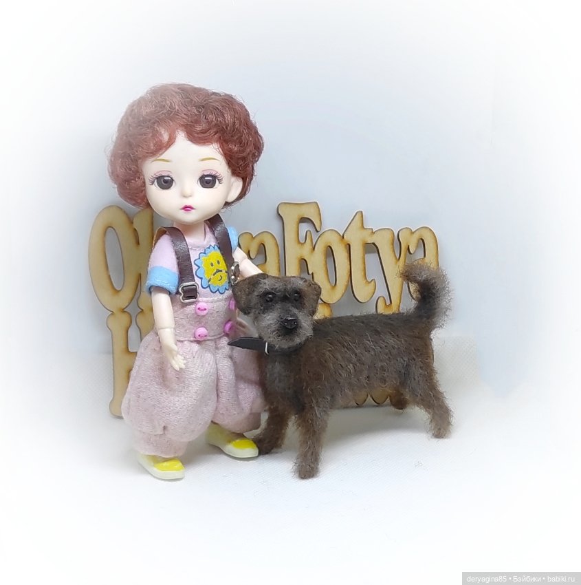 Двортерьер — Валяные игрушки из шерсти: сухое валяние (фото 7)