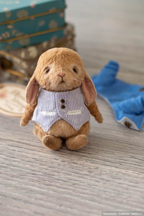 Мишка и зайки тедди — Авторские мишки Тедди и друзья: фото (фото 9)