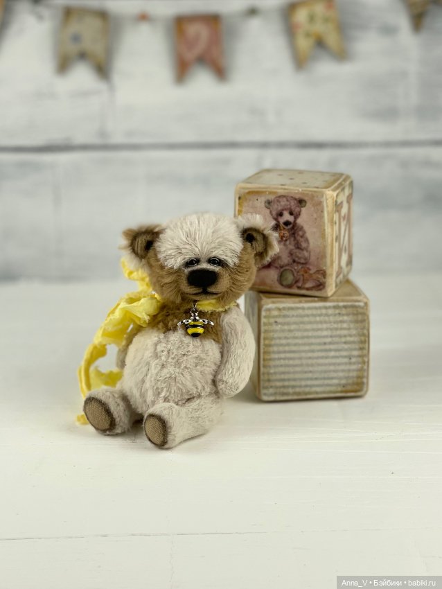 Тедди мишка Кнопик — Авторские мишки Тедди и друзья: фото (фото 3)