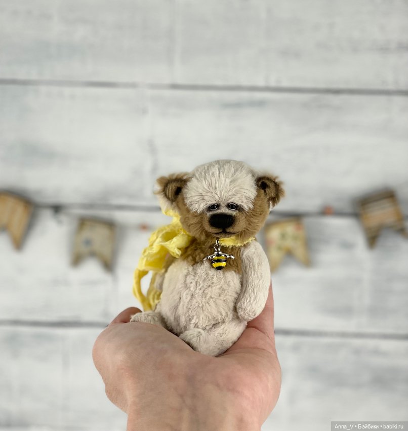 Тедди мишка Кнопик — Авторские мишки Тедди и друзья: фото (фото 4)