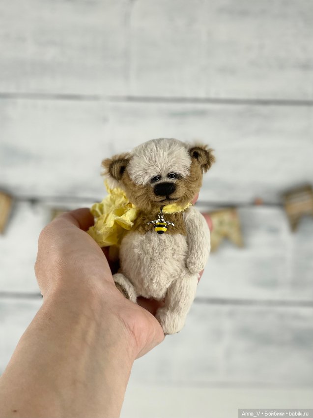 Тедди мишка Кнопик — Авторские мишки Тедди и друзья: фото (фото 2)