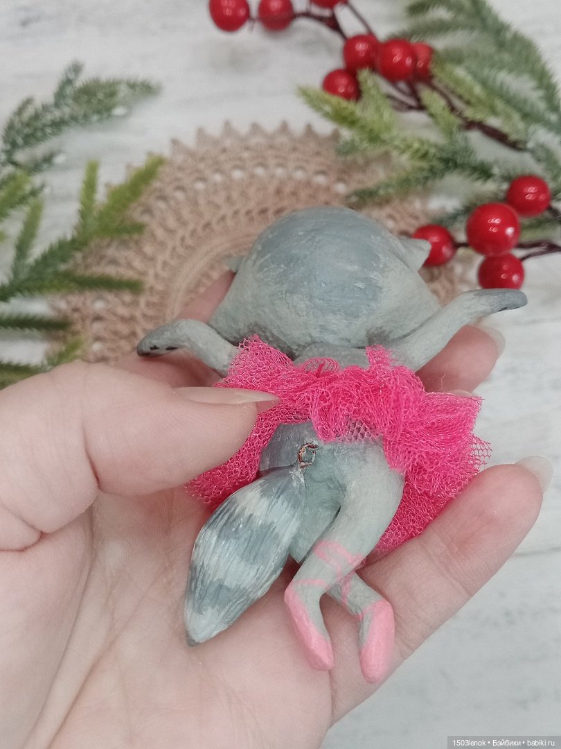 Балерина — Лепка авторских игрушек и папье (фото 10)