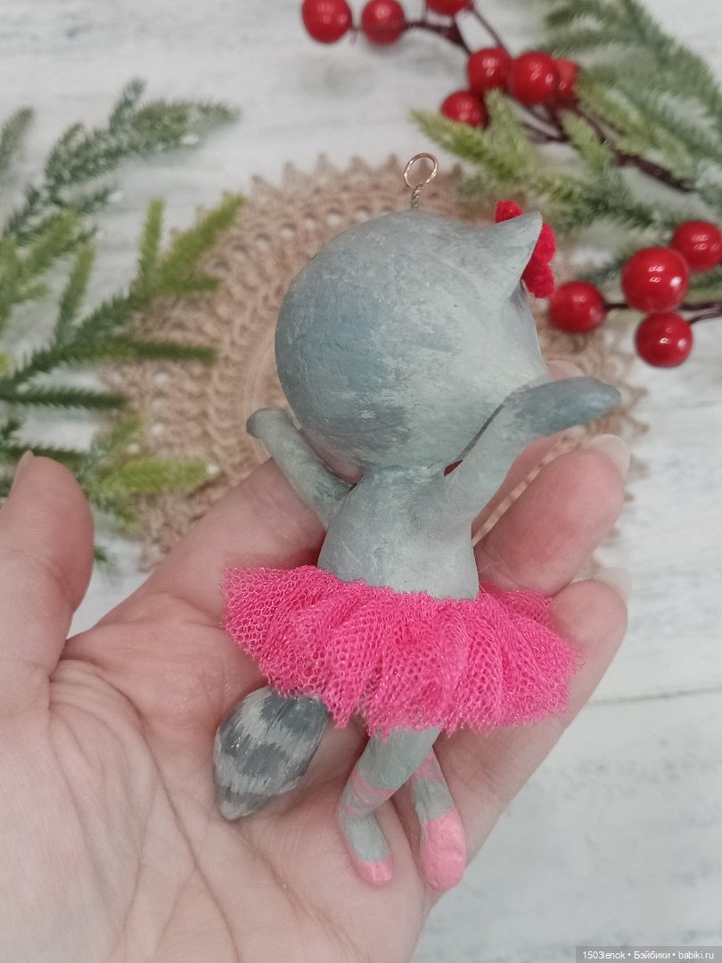 Балерина — Лепка авторских игрушек и папье (фото 9)