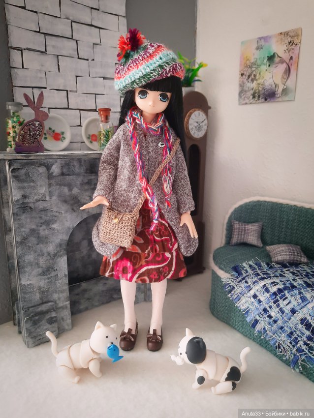 Когда ты собрался по делам, но котики против... (Azone doll)