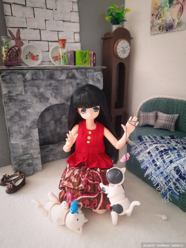 Когда ты собрался по делам, но котики против... (Azone doll) (фото 5)