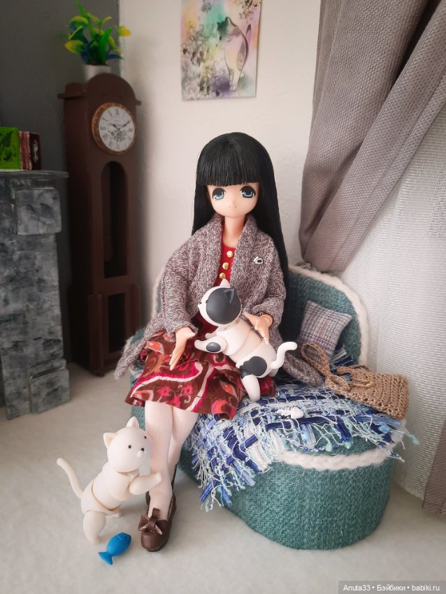 Когда ты собрался по делам, но котики против... (Azone doll) (фото 3)