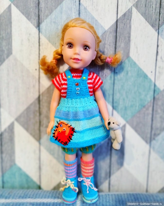 У куклы Кати новый наряд - Пеппи Длинный Чулок (фото 4)