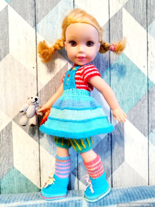 У куклы Кати новый наряд - Пеппи Длинный Чулок (фото 8)