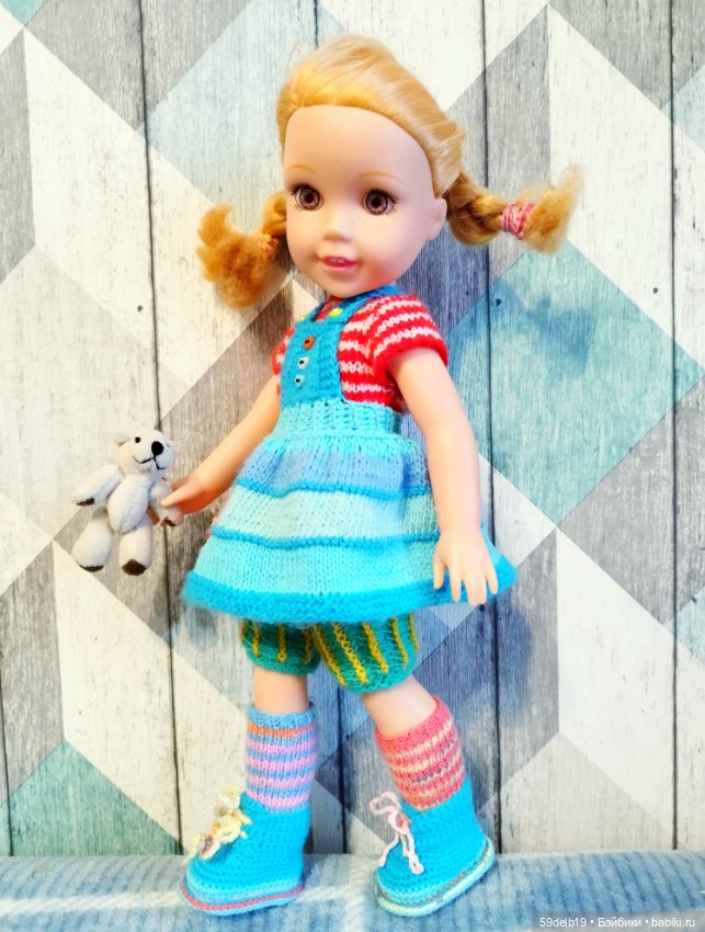 У куклы Кати новый наряд - Пеппи Длинный Чулок (фото 6)