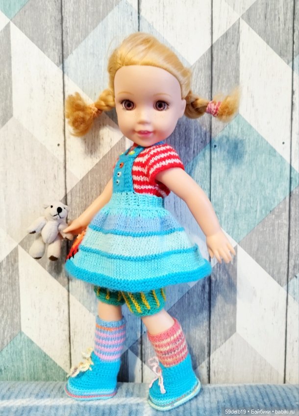 У куклы Кати новый наряд - Пеппи Длинный Чулок (фото 2)