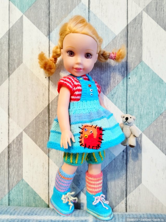 У куклы Кати новый наряд - Пеппи Длинный Чулок (фото 3)