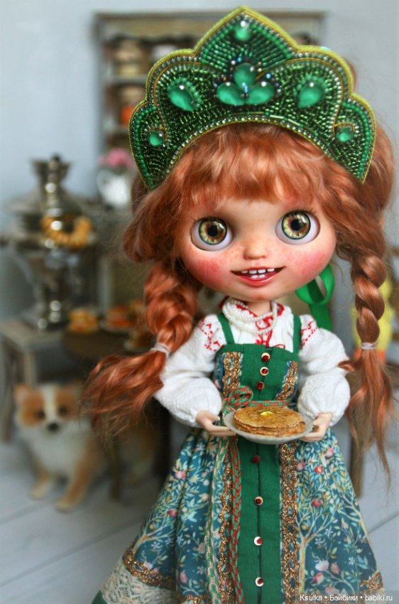 Эх, широкая Масленица — Куклы Blythe (Блайз) ООАК: кастом (фото 3)