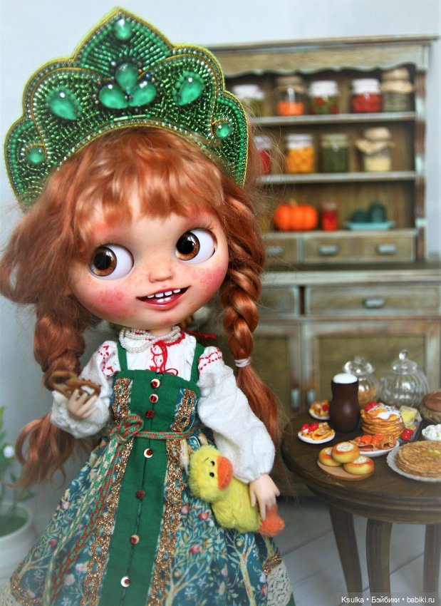 Эх, широкая Масленица — Куклы Blythe (Блайз) ООАК: кастом (фото 8)