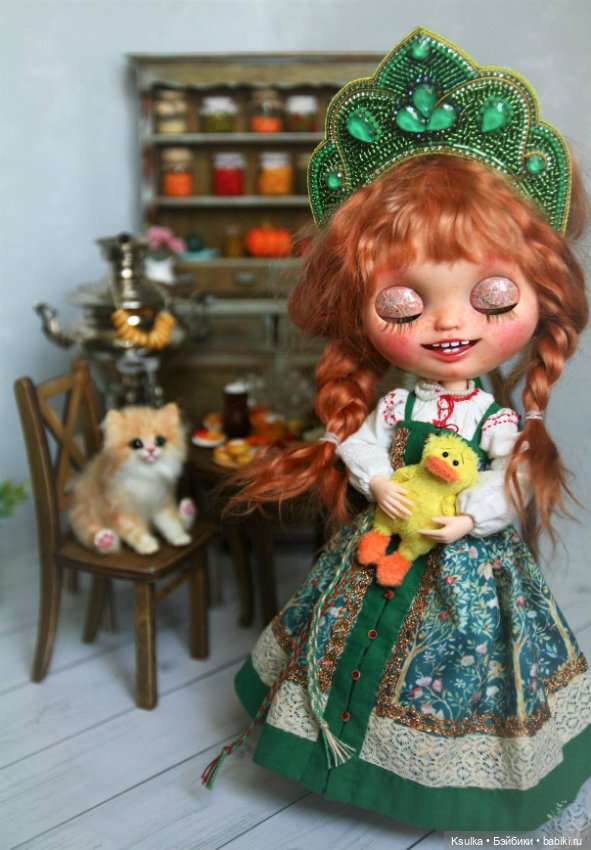 Эх, широкая Масленица — Куклы Blythe (Блайз) ООАК: кастом (фото 5)