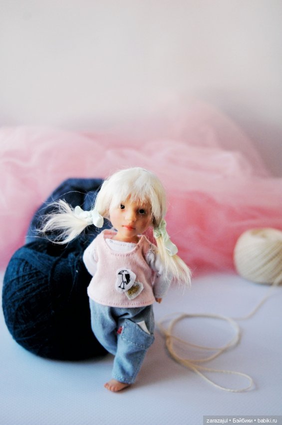 Эжени. Первая фотосессия — Лепка авторских кукол: полимерная глина (фото 8)