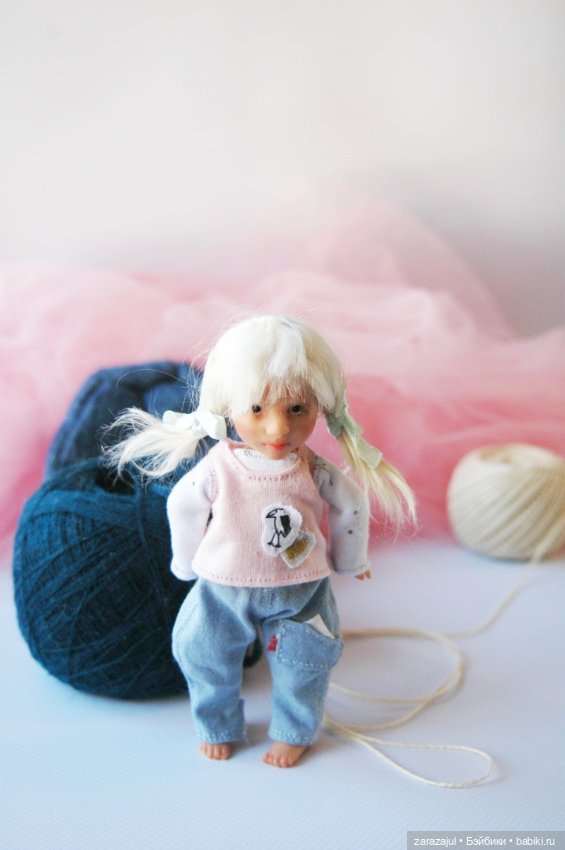 Эжени. Первая фотосессия — Лепка авторских кукол: полимерная глина (фото 4)