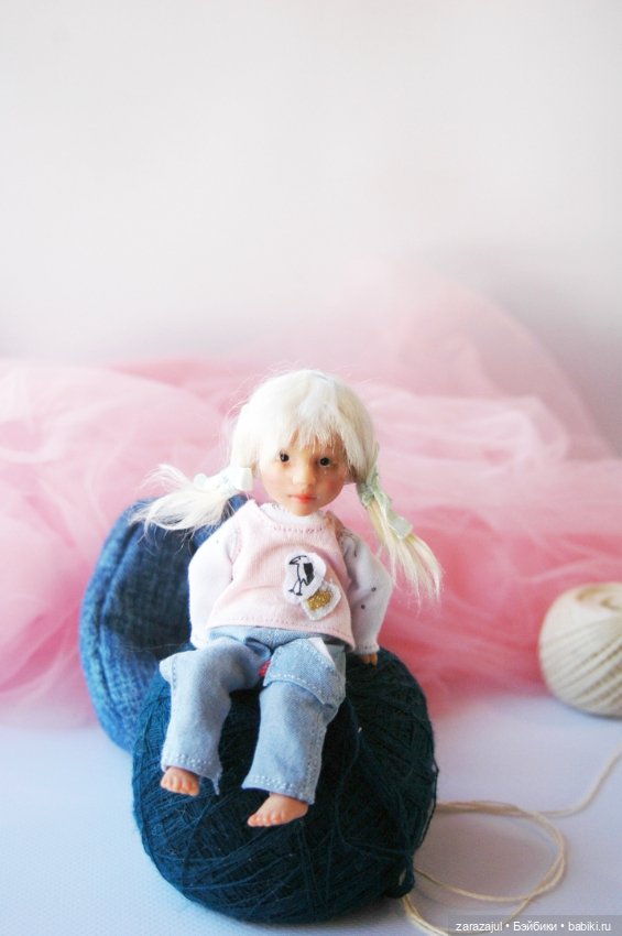 Эжени. Первая фотосессия — Лепка авторских кукол: полимерная глина (фото 3)