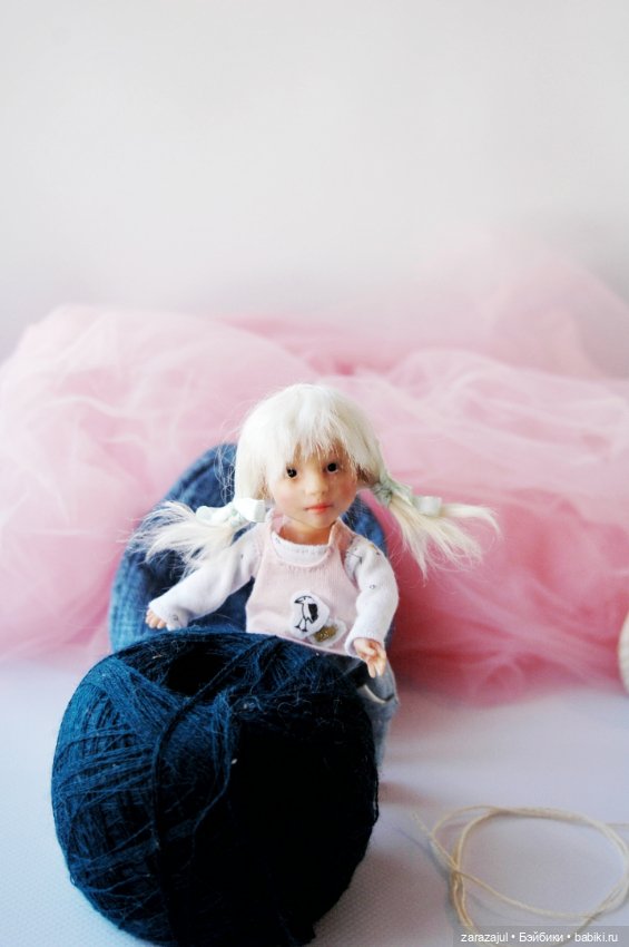 Эжени. Первая фотосессия — Лепка авторских кукол: полимерная глина (фото 7)