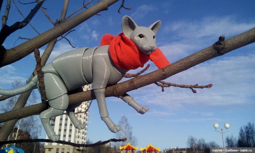 Сфинкс Тоник — Авторские работы в частных коллекциях: домашние фото кукол и игрушек