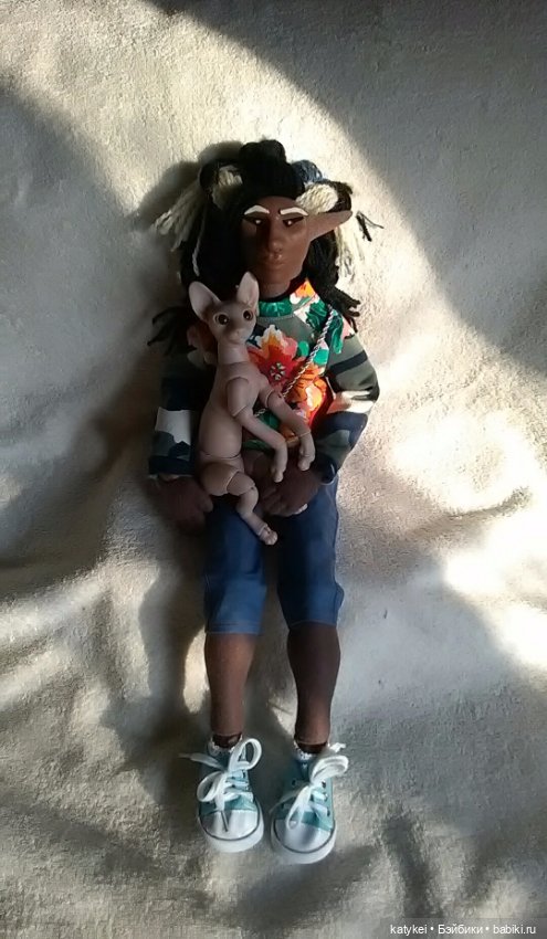 Сфинкс Тоник — Авторские работы в частных коллекциях: домашние фото кукол и игрушек