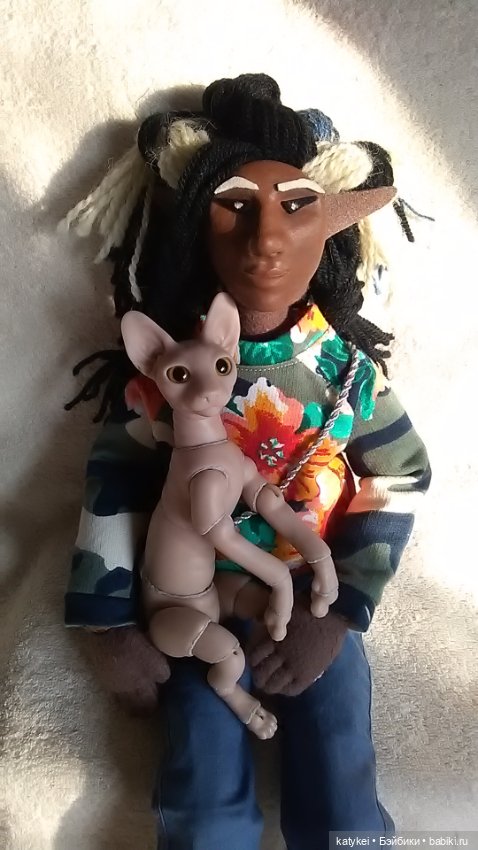 Сфинкс Тоник — Авторские работы в частных коллекциях: домашние фото кукол и игрушек (фото 9)