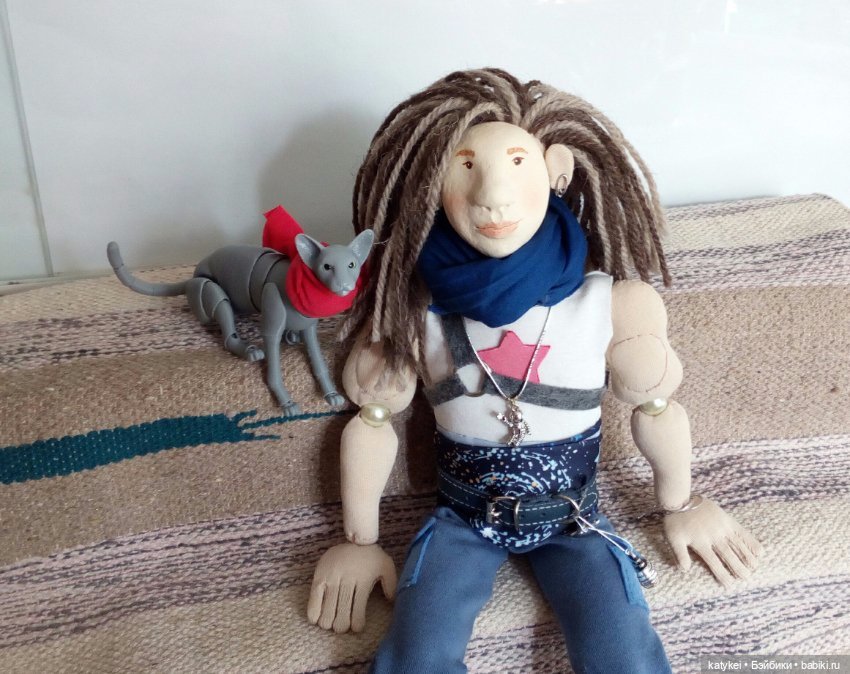 Сфинкс Тоник — Авторские работы в частных коллекциях: домашние фото кукол и игрушек
