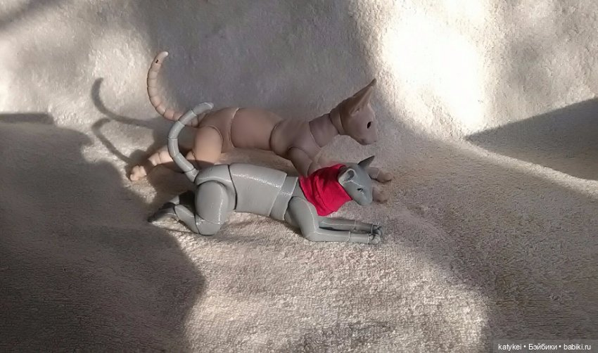 Сфинкс Тоник — Авторские работы в частных коллекциях: домашние фото кукол и игрушек